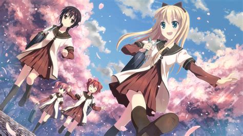 Fondos De Pantalla Ilustración Anime Chicas Anime Cielo Nubes