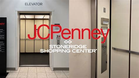 Cool Original Montgomery Hydraulic Elevator JCPenney Stoneridge Shopping Center Pleasanton