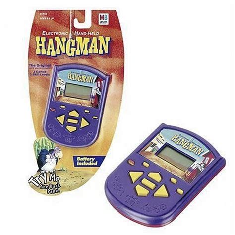 Electronic Hand Held Hangman By Milton Bradley Hold On Toys Deals