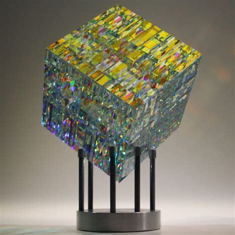 Magik Chroma Cube By Jack Storms In 2020 Jack Storms Jack Storms Glass Glass Art Sculpture