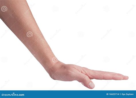 Hand Gesture Push Stock Images Image 16623714