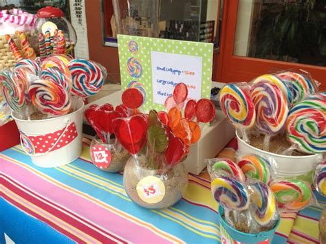 Great Colours On This Lollipop Market Stall Craft Stalls Old