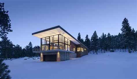Contemporary Cabin In The Rocky Mountains