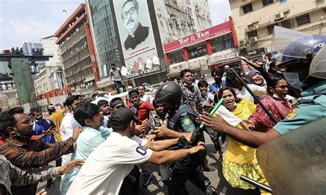 Bangladesh Police Fire Tear Gas Rubber Bullets At Anti Modi Protesters