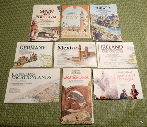 Travelers Map Series Map Set Of 9 National Geographic Maps