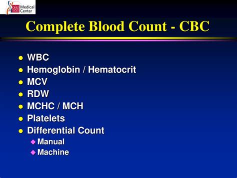 Ppt Practical Utilization Of The Complete Blood Count Powerpoint
