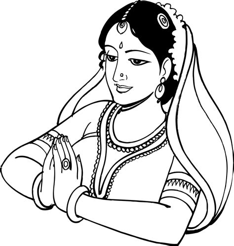 Hindu Wedding Clipart Black And White Clipart Best Clipart Best