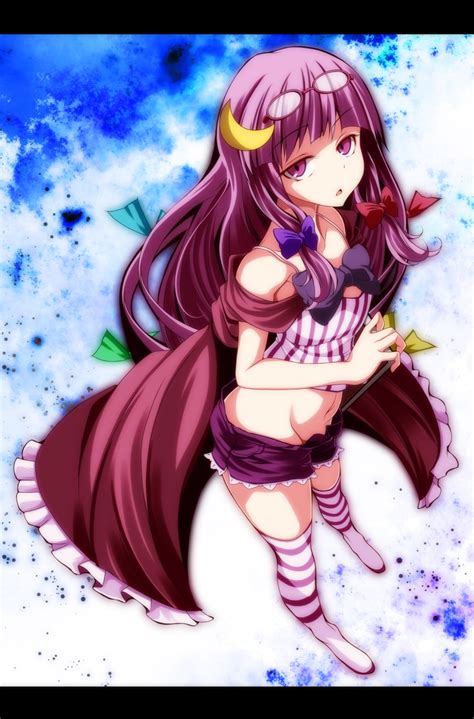 Patchouli Knowledge Touhou Drawn By Tsukishiro Saika Danbooru