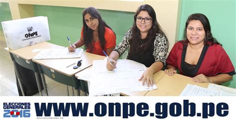 Ingresa a la página web de elige tu local de votación: ONPE: Dónde me Toca Votar y Miembros de Mesa - Elecciones ...