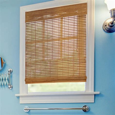 Home depot window installations are not always as simple an inexpensive as people expect. Home Decorators Collection Honey Bamboo Weave Roman Shade ...