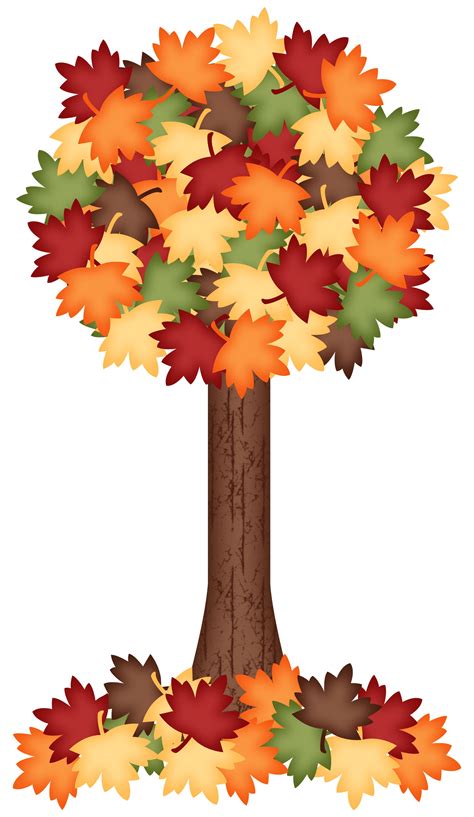 Fall Tree Autumn Tree Clip Art Clipart Resolution 4 Fall Leaves 