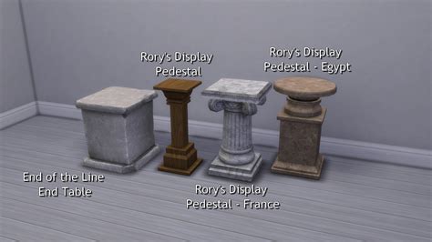 Mod The Sims Pedestals From Ts3