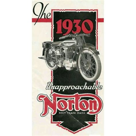 Jual Stiker Poster Iklan Jadul Motor Norton Shopee Indonesia