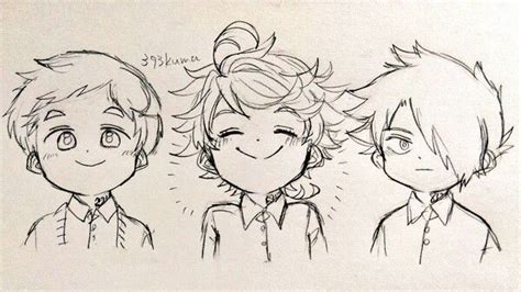 Pin De Peachy K Em The Promised Neverland Desenhos De Anime