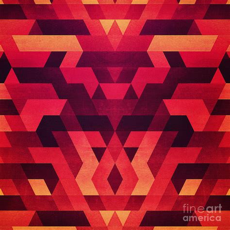 Abstract Geometric Triangle Texture Pattern Design In