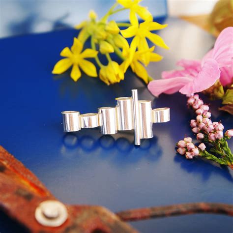 Flower Chute Brooch By Louise Buchan | notonthehighstreet.com