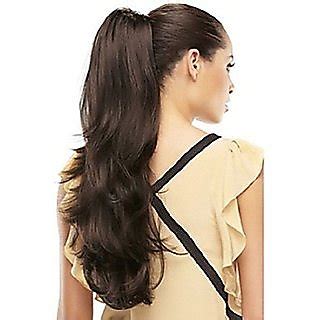 Playing up the style with barrettes makes this look even more your own. Buy D DIVINE Step Cutting Natural Brown Hair Extension For ...