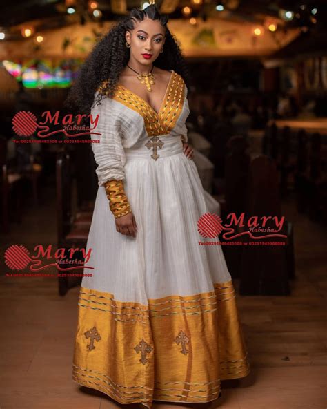 Ethiopian Wedding Dress Ethiopian Dress Ethiopian Traditional Dress