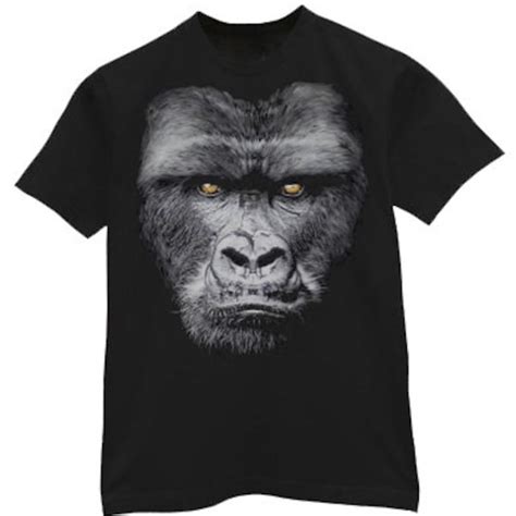 Gorilla T Shirt Etsy