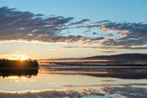 Photography Nature Sun Rays Clouds Lake Reflection Landscape