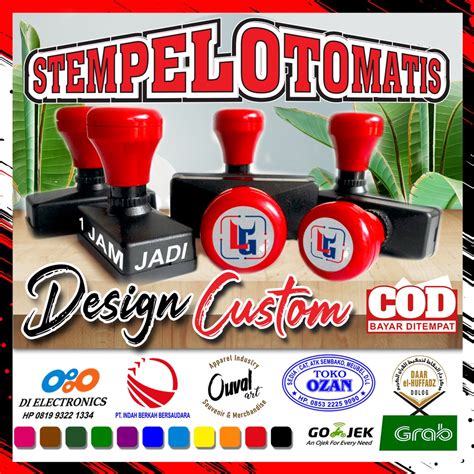 Jual Stempel Stempel Logo Stempel Nama Stempel Toko Design Custom