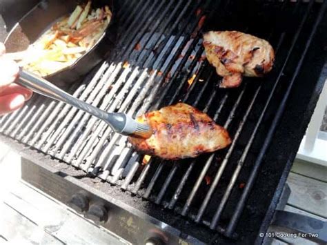 I turn the grilled bbq chicken and baste it in the sauce frequently during cooking. How to BBQ Skinless Boneless Chicken Breast on a Gas Grill ...