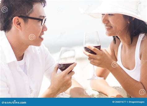Lovers Meeting Stock Image Image Of Drink Enjoying 26601677