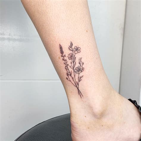 Wild Flowers Wildflower Tattoo Bouquet Tattoo Flower Bouquet Tattoo