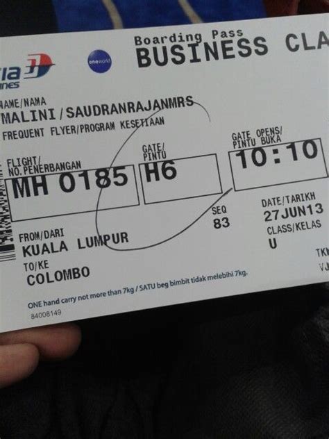 Malaysia Airlines Cheap Ticket Walang Merah