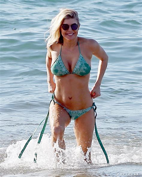Fergie And Josh Duhamel On The Beach In Hawaii January