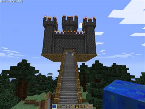All bedrock editions of minecraft use the title minecraft with no subtitle. Floating Bedrock Castle Minecraft Project
