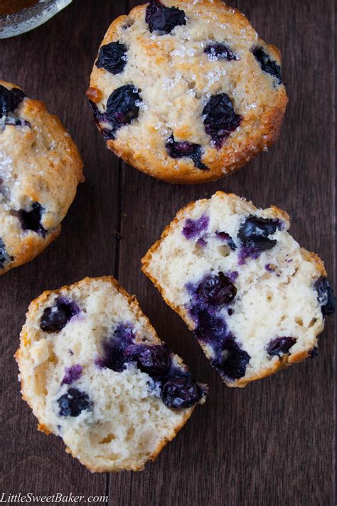 In a third large bowl, mix together sugar, coconut oil, lemon zest, and vanilla extract. Blueberry Buttermilk Muffins - Little Sweet Baker