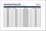 Price List Images