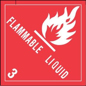 Flammable Liquid Labels Paint Related Material Dl Preferred Tape Inc