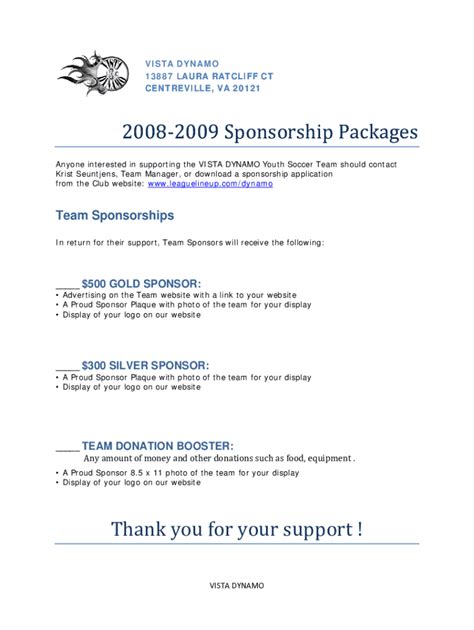 Athlete Sponsorship Contract Template Collection