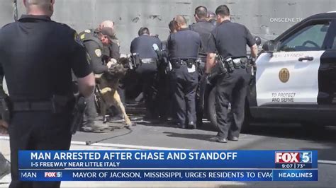 Man Arrested After Chase And Standoff Youtube