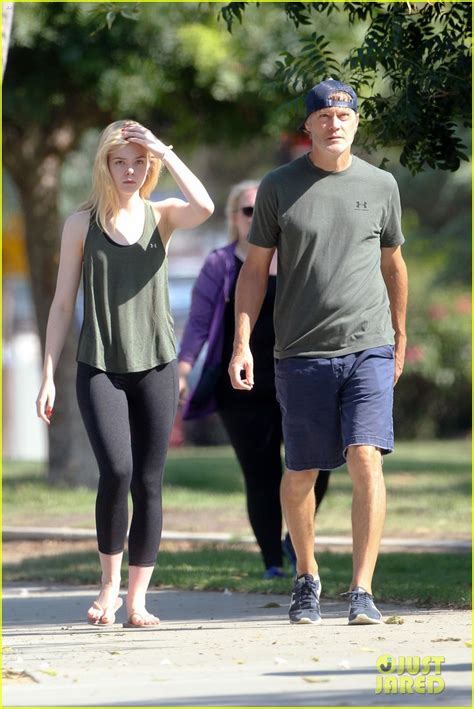 Elle Fanning Spends The Morning Working Out With Her Dad Photo