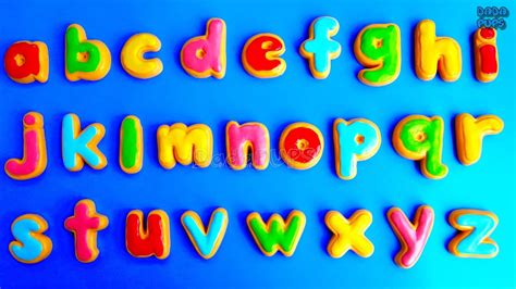 Abcdefghijklmnopqrstuvwxyz Song Learn Alphabet With Cookies Abcde With Biscuit Abc Song For