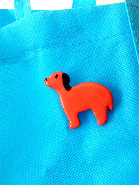 Hound Dog Pin Ceramic Pin Ceramic Beagle Dog Lover T Bag Pin