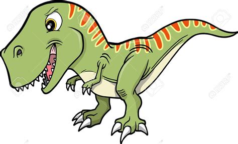 T Rex Dinosaur Vector Illustration Royalty Free Cliparts Vectors