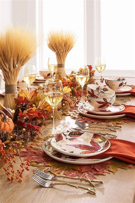 61 fall table setting for dining room ideas fall dining table fall dining table decor autumn