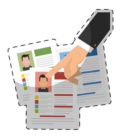 If you've already had an internship or related work experience (as a research assistant for example) then you want to highlight that experience at the top of your resume. Cv Or Resume Related Icons Image Stock Illustration ...