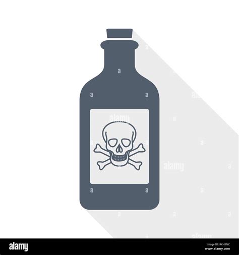 Poison Bottle Icon Vector Illustration Stock Vector Image Art Alamy