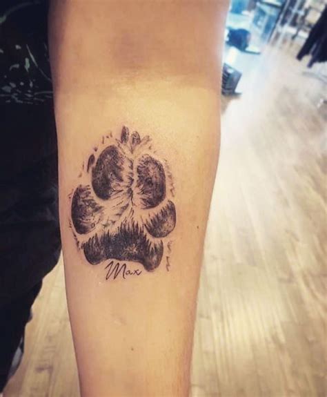 35 Cute Paw Print Tattoos For Your Inspiration Cuded Pawprint