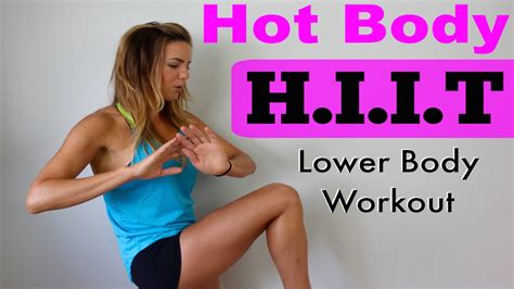 hot body hiit workout lower body youtube