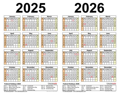 Free Calendar 2023 2024 2025 Template Printable 3 Year Calendar Gambaran