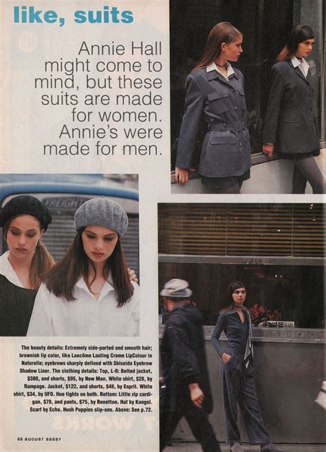 Sassy August 1992 Like Suits Fashion Spread Page 3 Sassy
