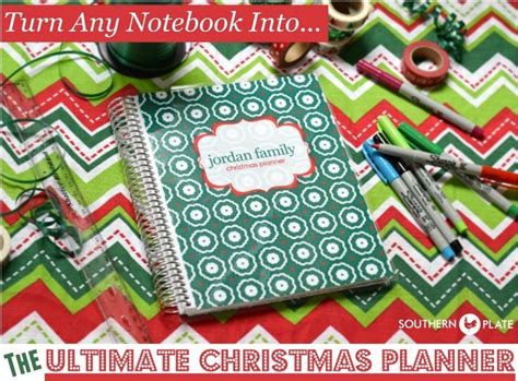 Turn Any Notebook Into The Ultimate Christmas Planner Diy Christmas