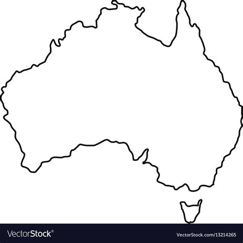Australia Outline Svg Vector Australia Outline Clip Art Svg Clipart