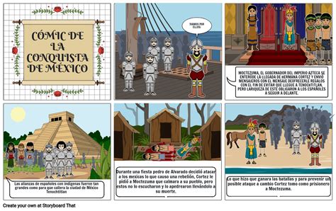 La Conquista De M Xico Storyboard By D F